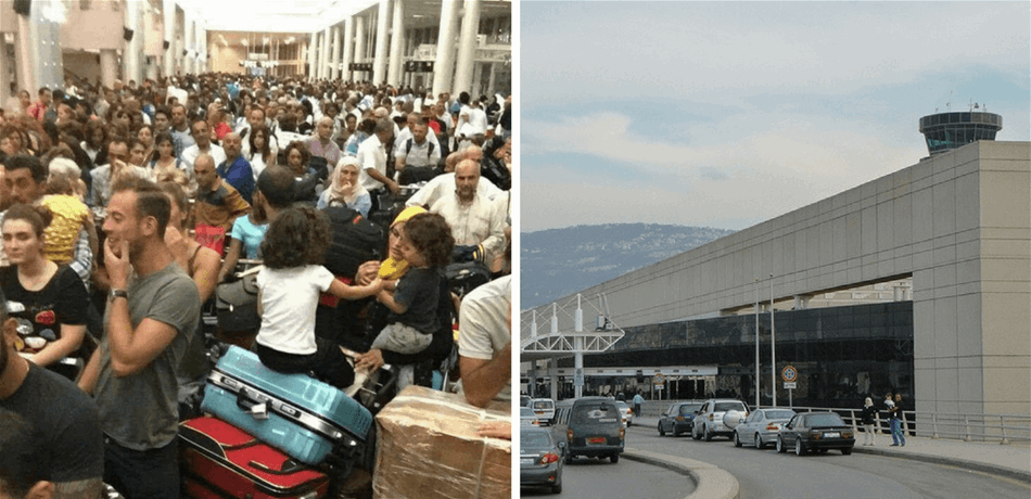 هرج ومرج في المطار.. شاهدوا ما حصل عند نقطة الأمن العام!