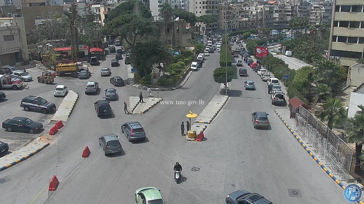 حركة المرور في بعض المناطق الرئيسية