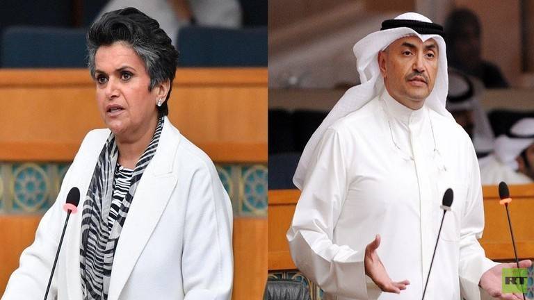 فيديو- مشادة شرسة بين نائبة كويتية وزميلها: احترم نفسك.. يا حرامي!