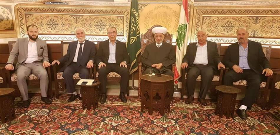 دريان إستقبل وفداً من "القوات" وتسلم دعوة للمشاركة في إفطار رمضان