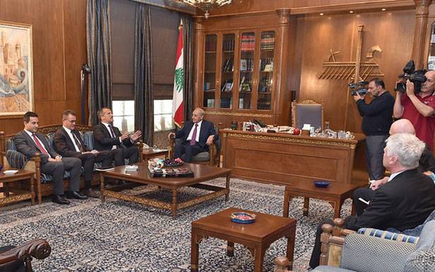 بري بحث والوفد البرلماني الألماني