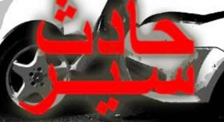 جريحان بحادث صدم على طريق عام الدوير أنصار