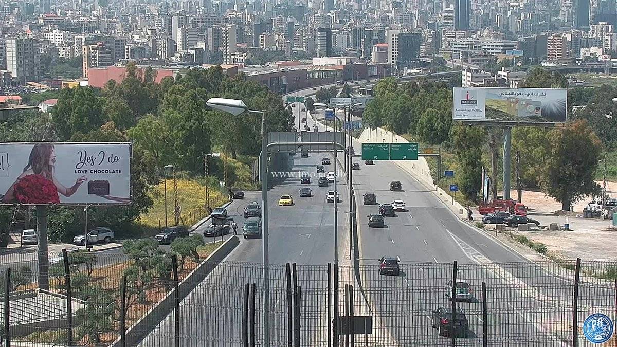 حركة المرور على بعض الطرقات الرئيسية