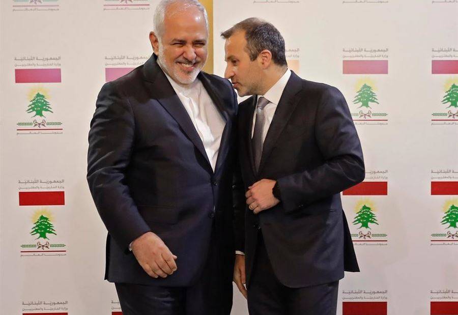 رسالة من ظريف الى باسيل