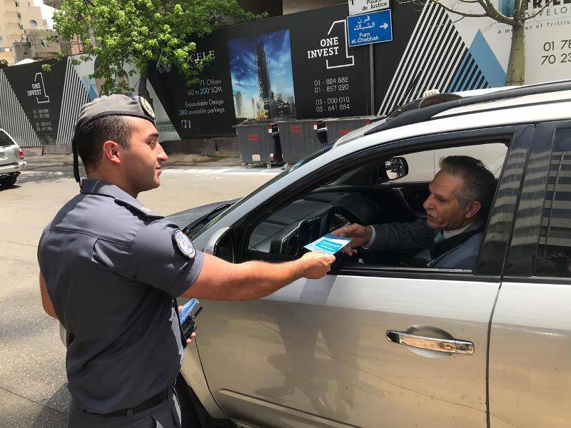 قوى الامن تحيي أسبوع المرور العربي