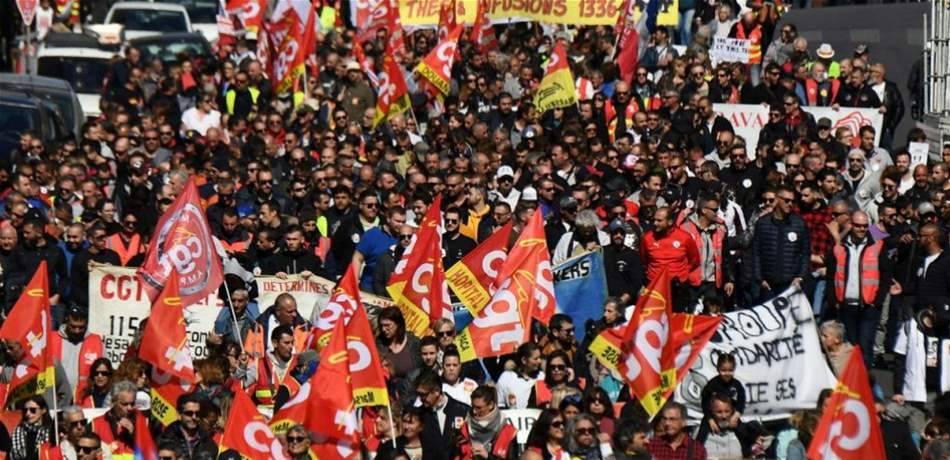 موظفو الدولة في فرنسا يتظاهرون.. وتحذير من "تعبئة" طويلة الأمد