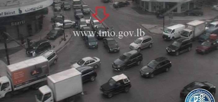 تصادم بين 3 مركبات على تقاطع الجديدة بولفار سن الفيل والاضرار مادية
