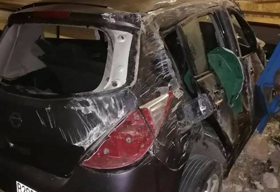بالصورة: 3 جرحى جراء حادث مروع في النبطية