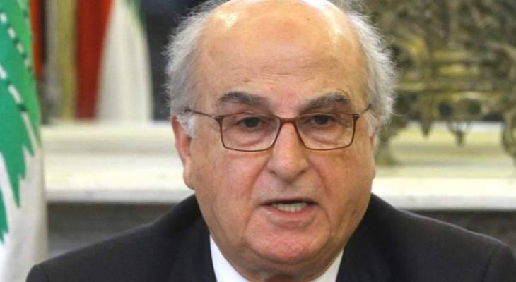 عصام سليمان: سأعيّن الجمعة المقبل قاضيا لدراسة الطعن في خطة الكهرباء