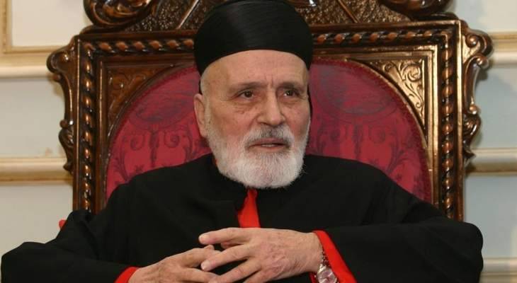 الطبيب المعالج لصفير: وضع البطريرك دقيق لكنه مستقر