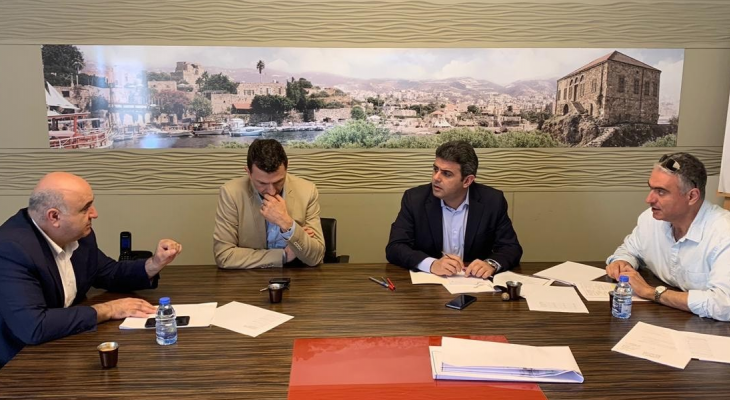 الحواط والدكاش يتابعان موضوع المشروع الاخضر