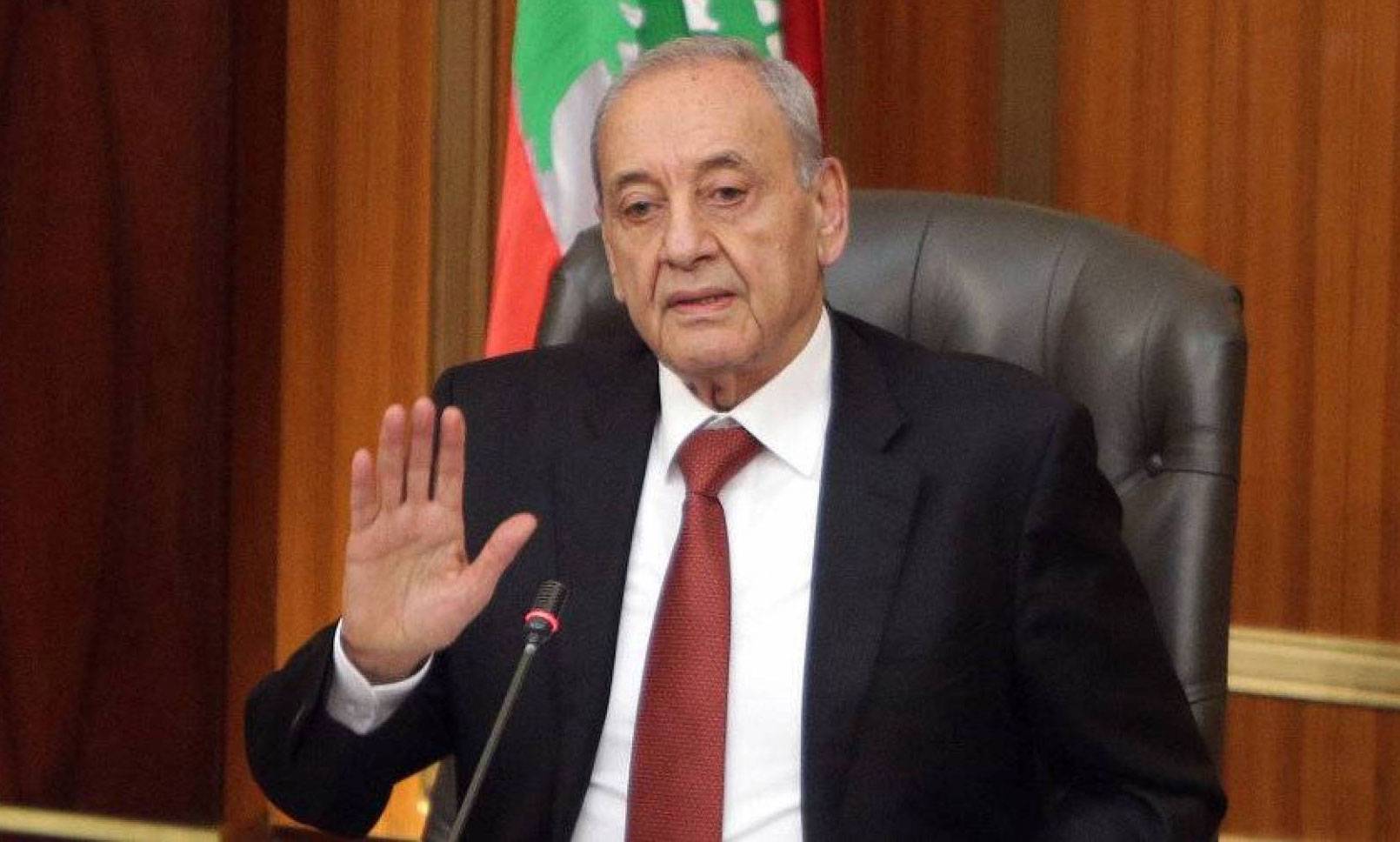 موقف بري بشأن العجز ورسم الخطوط البحرية