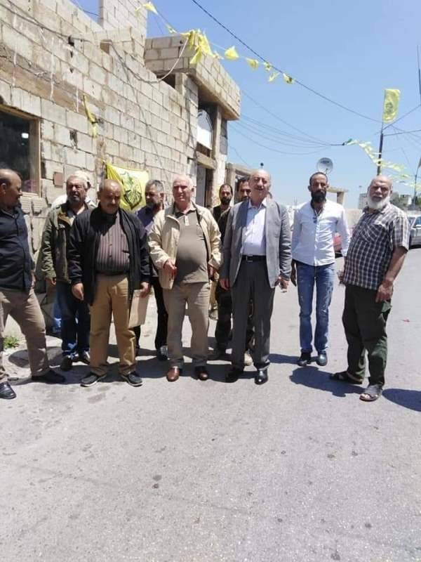 وفد من قيادة فتح جال في مخيم المية ومية وبحث الأوضاع الأمنية فيه