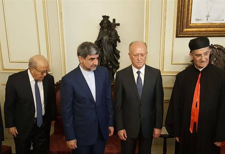السفير الايراني من بكركي: صفير كان شخصية مرموقة