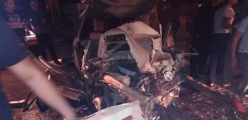 حادث مروع على طريق راشيا.. قتيل و3 جرحى واستخدام الأدوات الهيدروليكية