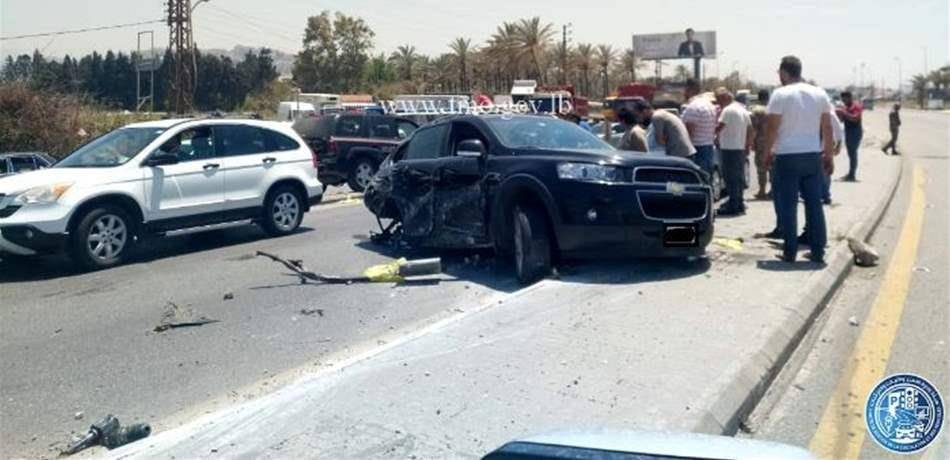4 جرحى بحادث عند جسر الرميلة!