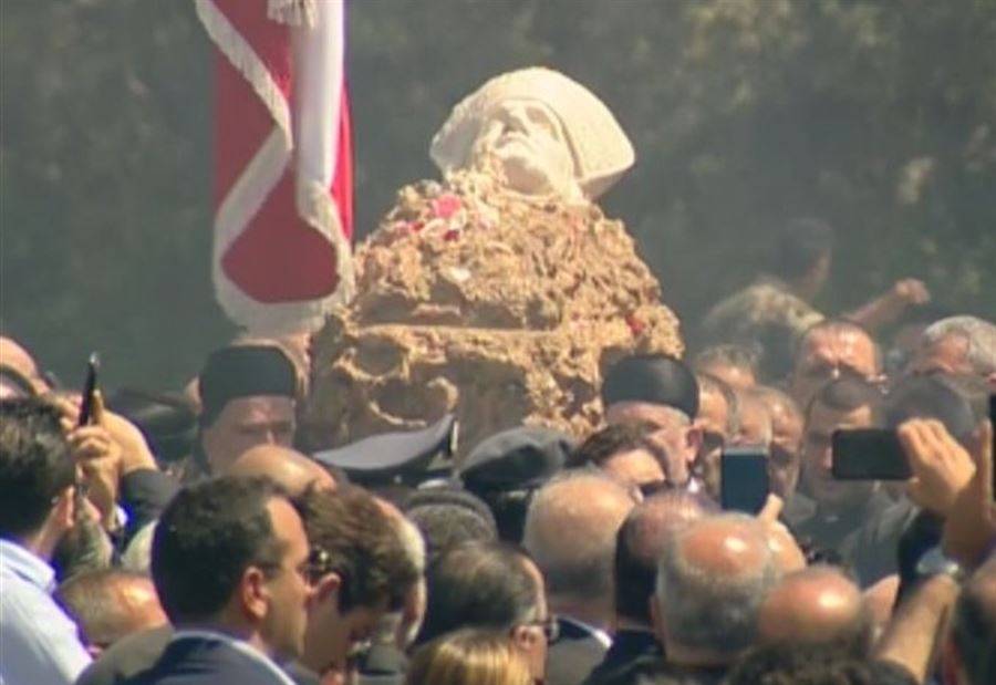 بالصور: جثمان البطريرك صفير وصل الى بكركي