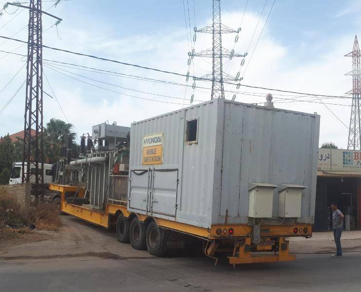 وصول محطة كهرباء نقالة إلى الهرمل