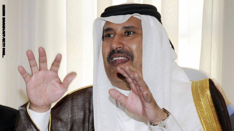 رئيس وزراء قطر الأسبق يغرد عن اتصال رئيس وزراء البحرين بتميم