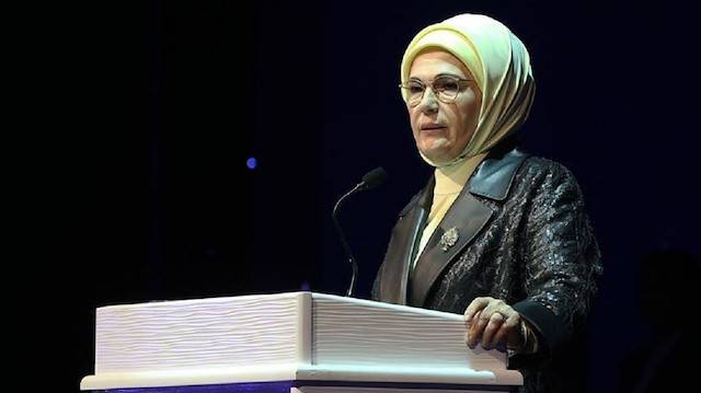 عقيلة أردوغان في جنيف للمشاركة في اجتماع لمنظمة الصحة العالمية