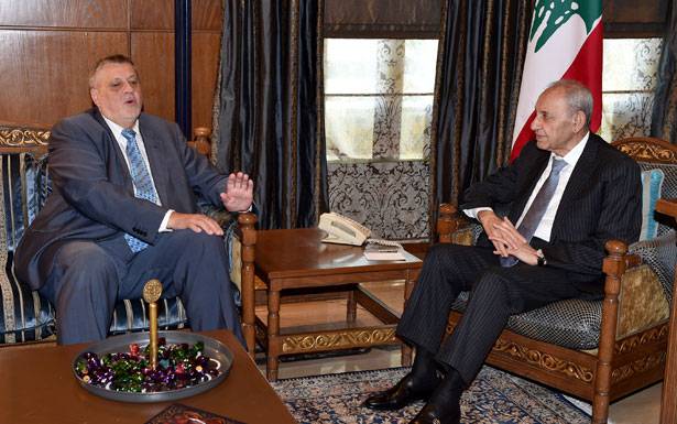 بري عرض الاوضاع مع كوبيش