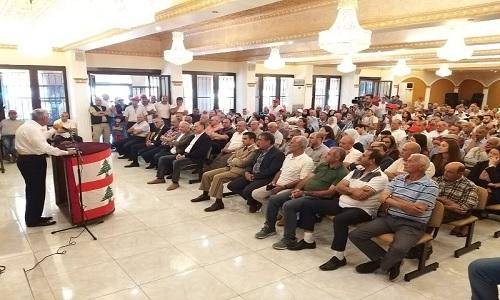 وقفة تضامنية في شحيم مع عائلات شهداء القوى العسكرية