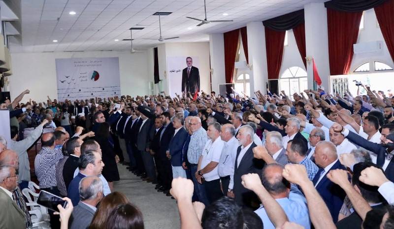 الديمقراطي احتفل بعيد المقاومة والتحرير في بيصور القماطي: تاريخ بني معروف تاريخ مقاومة وبطولات وصمود
