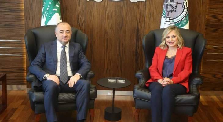 بو صعب التقى كلودين عون روكز ورابطة قدامى القوى المسلَّحة