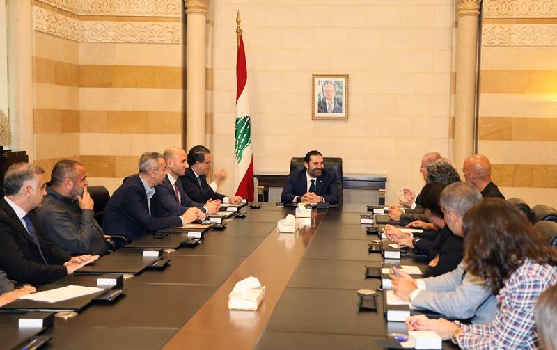 الحريري ترأس اجتماعا للجنة درس موضوع الكسارات والتقى وفودا