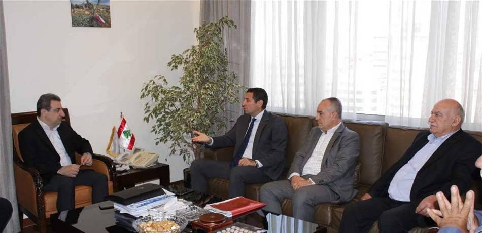 النائب معلوف بعد لقائه أبو فاعور: نرفض اقامة المنطقة الصناعية في المتين