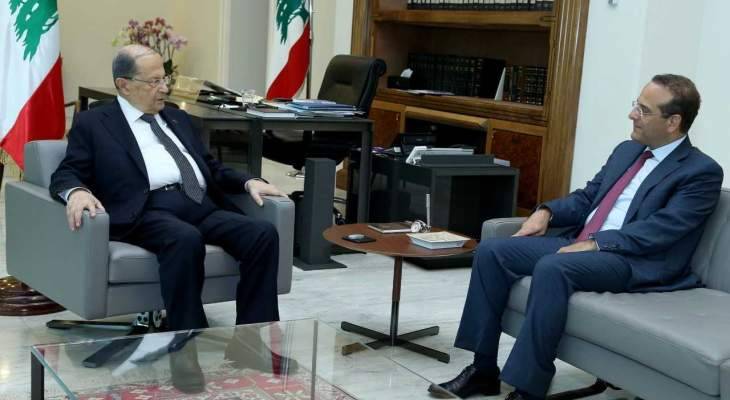 خوري من بعبدا: الرئيس مصمم على ان تكون العملية الاصلاحية متواصلة وليست موسمية