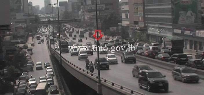 التحكم المروري: تصادم بين مركبتين على جسر الدورة والاضرار مادية