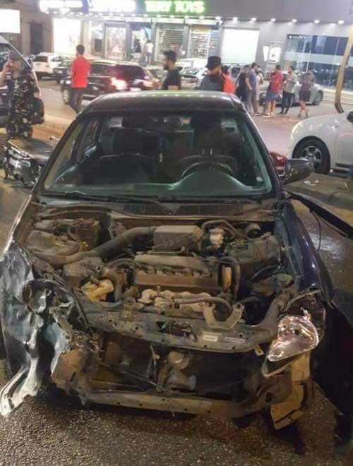 جريحتان بحادث تصادم على طريق عام جعيتا كسروان