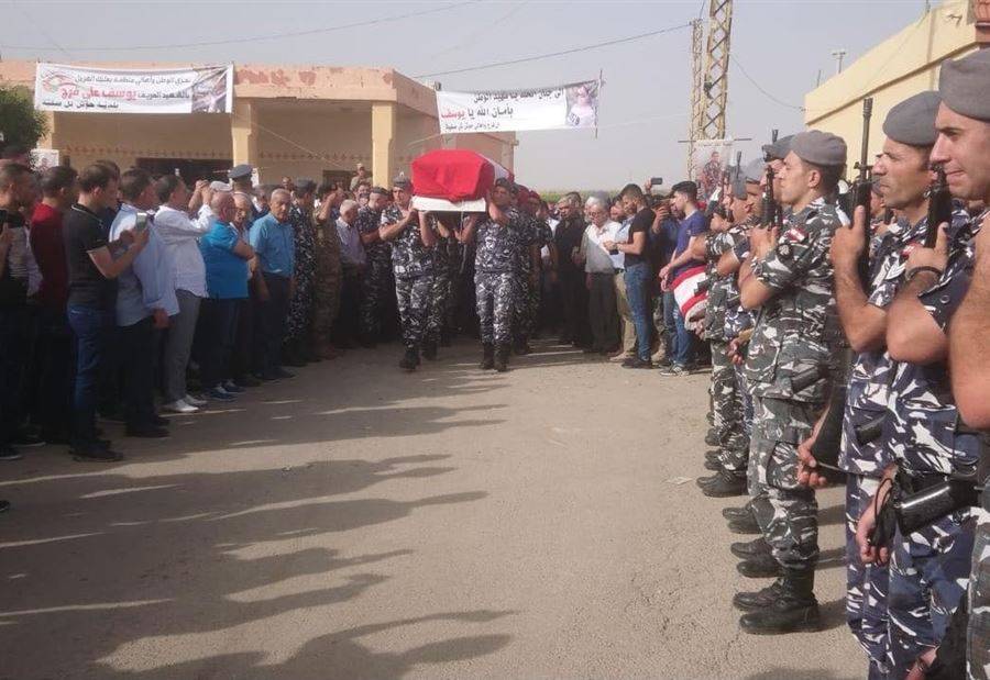 بالفيديو والصور: تشييع الشهيد يوسف فرج