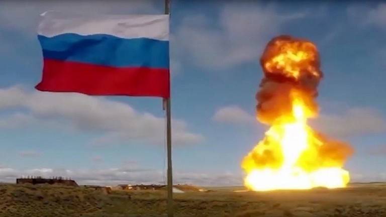 شاهد.. الدفاع الروسية تنشر فيديو لاختبار صاروخ جديد
