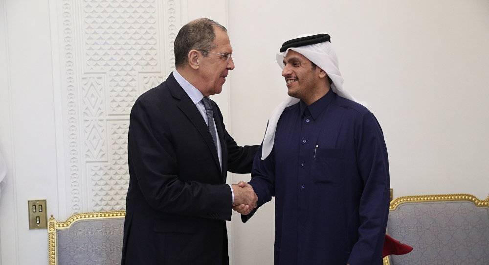 لافروف ونظيره القطري يبحثان الوضع في الشرق الأوسط وشمال أفريقيا