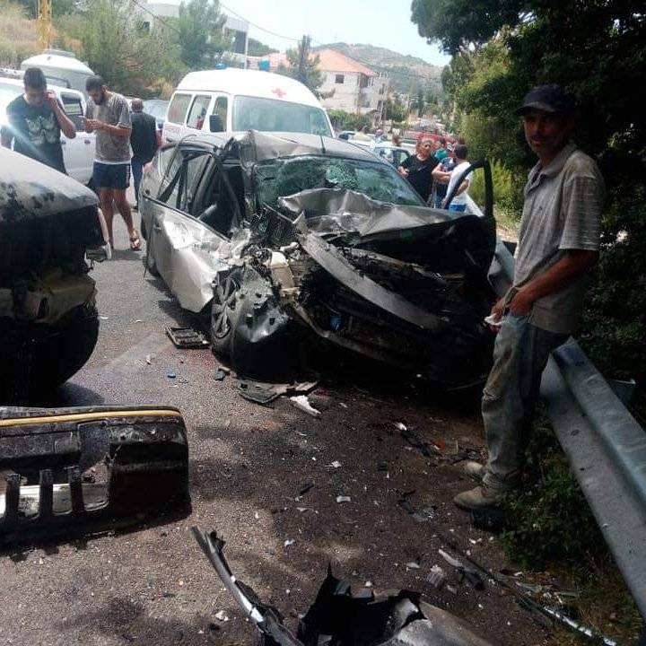 جريحان جراء حادث سير في كرم سدة