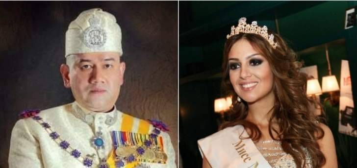 ملك ماليزيا يرزق بطفله الأول من زوجته ملكة الجمال الروسية-بالصورة
