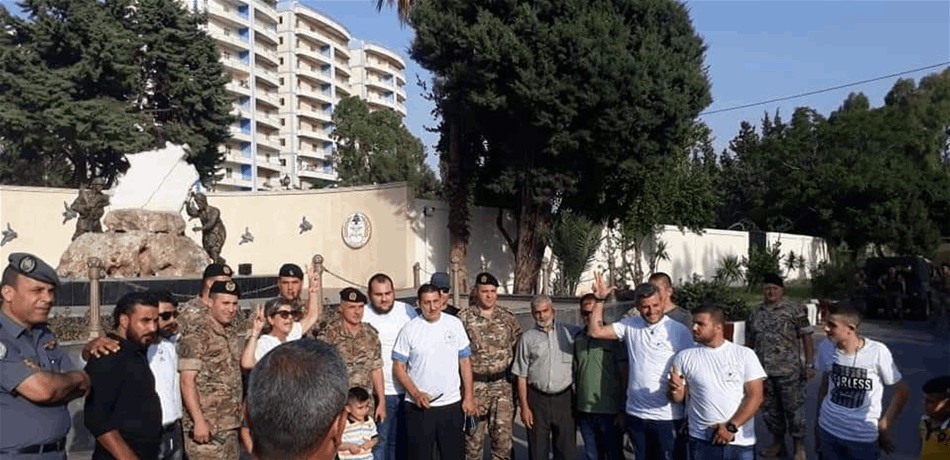 مسيرة تضامنية مع القوى الأمنية والجيش اللبناني في طرابلس
