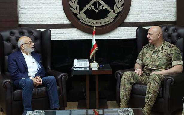 قائد الجيش بحث مع شهيب سبل التعاون خلال الامتحانات الرسميّة
