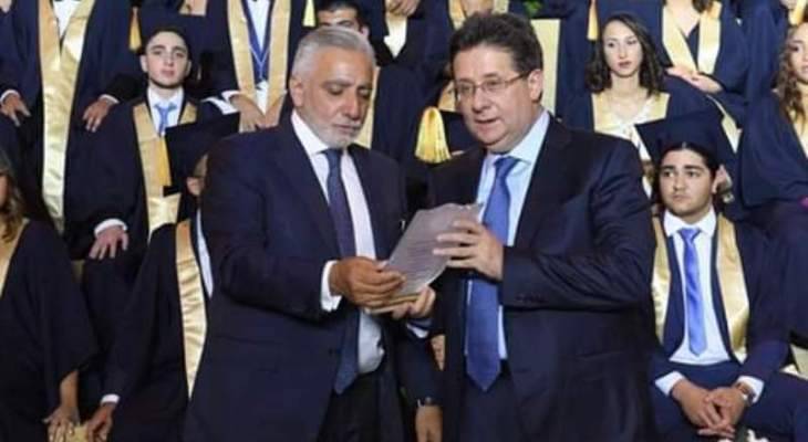كنعان في حفل تخريج طلاب في الفنار: الإصلاح طريق الخلاص ويتم بالعمل الجدي والبناء