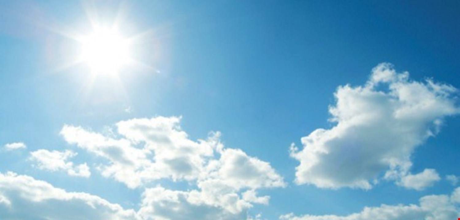 الطقس قليل الغيوم من دون تعديل في الحرارة