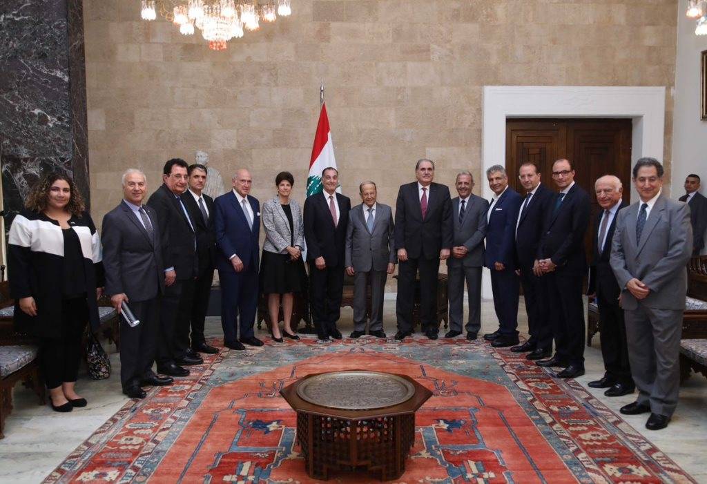 رئيس الجمهورية دعا الشركات الاميركية للمشاركة في عروض تلزيم بلوكات التنقيب