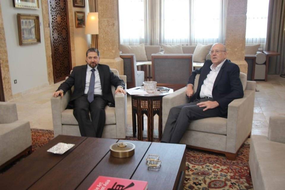 ميقاتي إستقبل فيصل كرامي وتسلم مذكرة بمطالب المحاربين القدامي