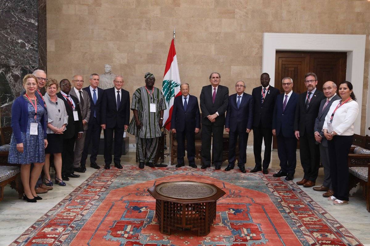 الرئيس عون:لتبادل المعلومات بالتشريعات القضائية بين لبنان والدول الفرانكوفونية