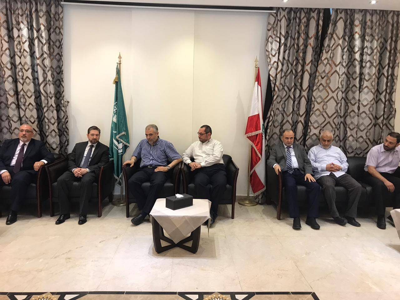 كرامي زار الجماعة الإسلامية معزيا بالجرار