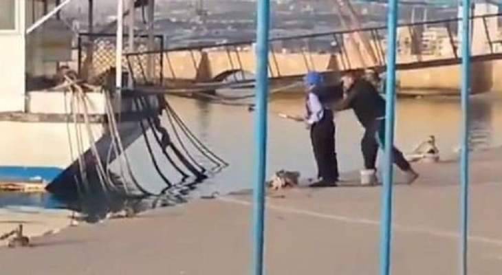قوى الأمن: توقيف الشاب الذي أوقع رجلا مسنا في بحر صيدا