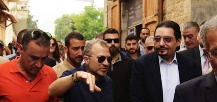 باسيل يطلق العمل بالمرحلة الثالثة من مشروع تأهيل سوق دوما
