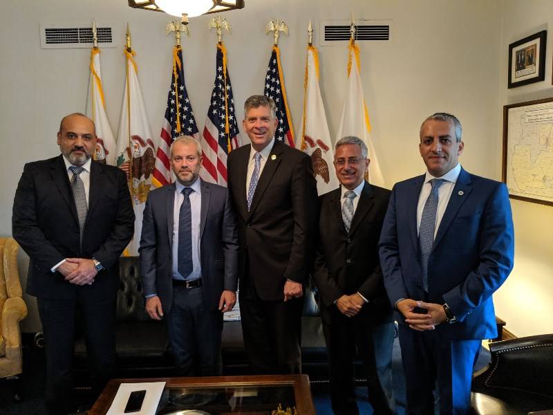 حبشي عقد لقاءات في واشنطن تناولت الوضعين السياسي والاقتصادي وملف النازحين