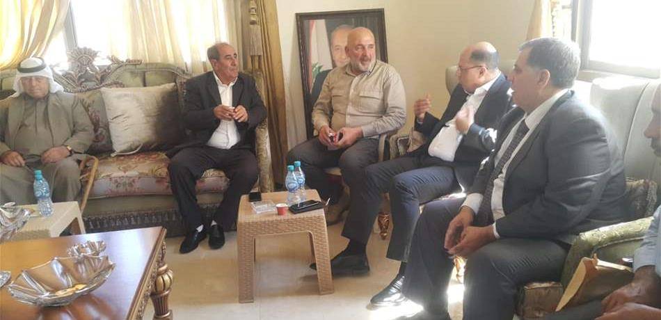 اللقيس التقى وفداً من آل جعفر: سنعمل على تحريك موضوع العفو العام